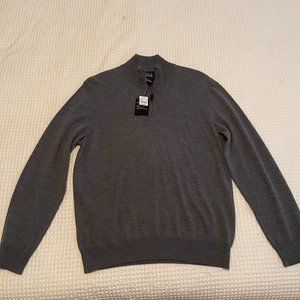 Mens Quarter Zip Sweater